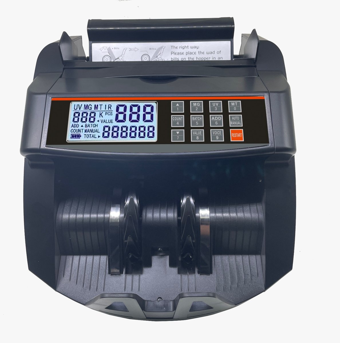 Loose Note Counting Machines – ZEKTRA – 2108 LCD - Image 2